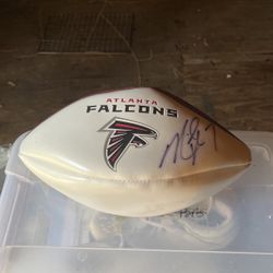 Michael Vick Signature Football 