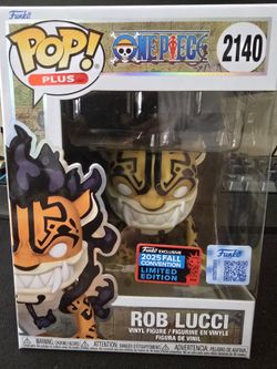 Pop! Rob Lucci 2140, Knull 1551, and Brook 141
