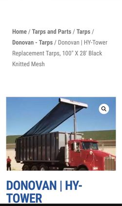 Large Semi Truck Tarp 100 X 28’