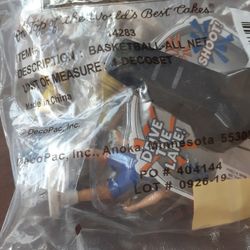 Basketball Players Cake Topper Decor