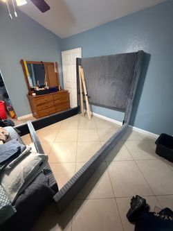 Queen size bed frame