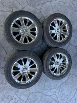20’ Silverado High Country Tahoe Yukon Sierra Denali Suburban LTZ Wheels Tires 6 Lug