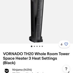 Vornado TH20- Space Heater