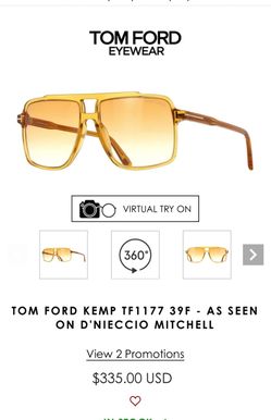 Tom Ford Kemp TF1177 Men’s Sunglasses For Sale