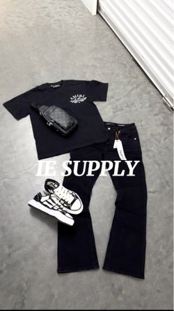 Black Purple Brand Jeans