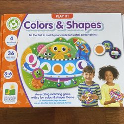 New The Learning Journey: Play It! Colors & Shapes – Preschool Games & Gifts for Boys & Girls Ages 3 Years and Up, Multicolor 