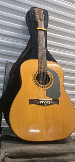 Giannini 12-String Acoustic Guitar with Gig Bag $299 obo
