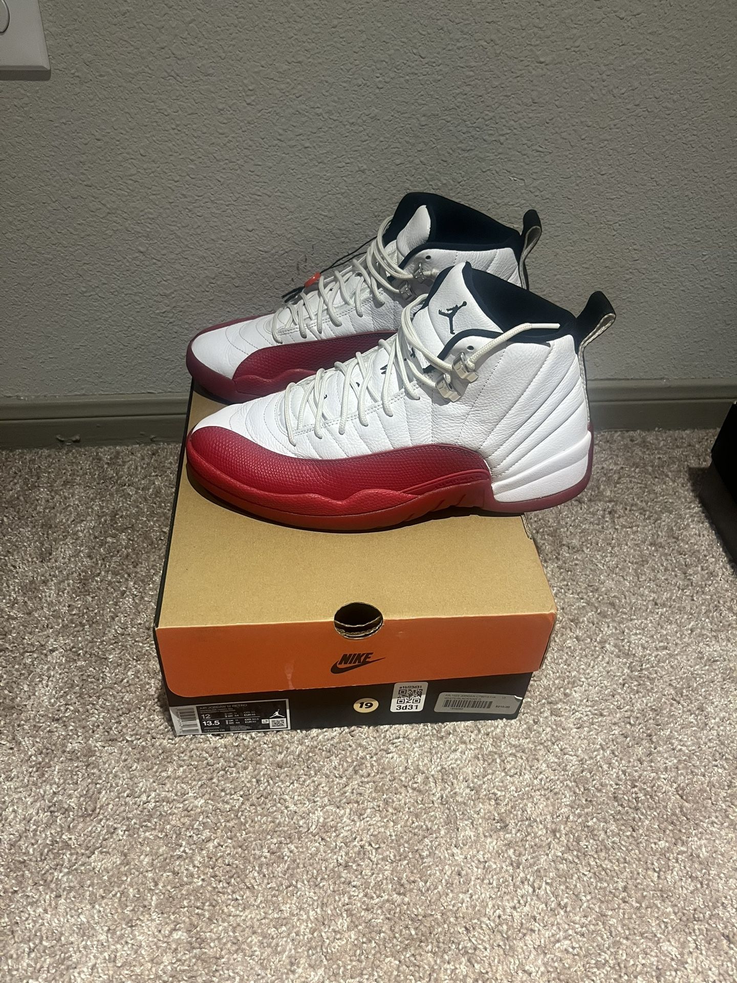 Jordan 12 Cherry 