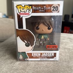 Attack On Titan Funko Pop Eren Jaeger PRE RELEASE Hot Topic Exclusive 