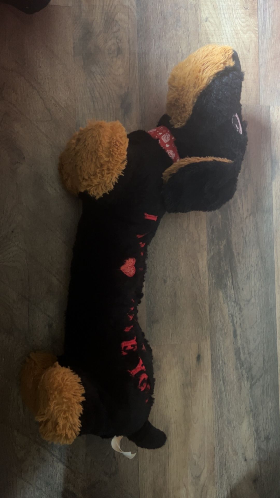 Valentines Day I Love You Stuffed Dog