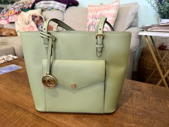 Michael Kors Sage Green Saffiano Tote Bag