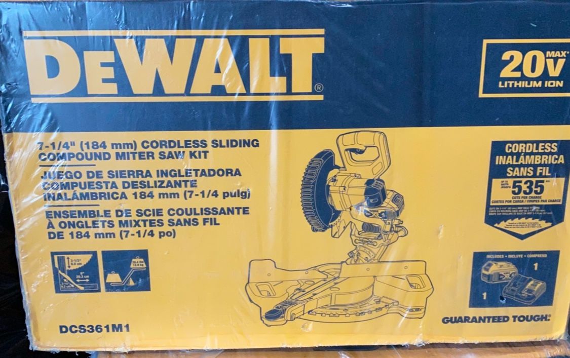 DEWALT MITER SAW KIT