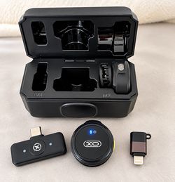 XO Wireless Lavalier Microphone System with Charging Case