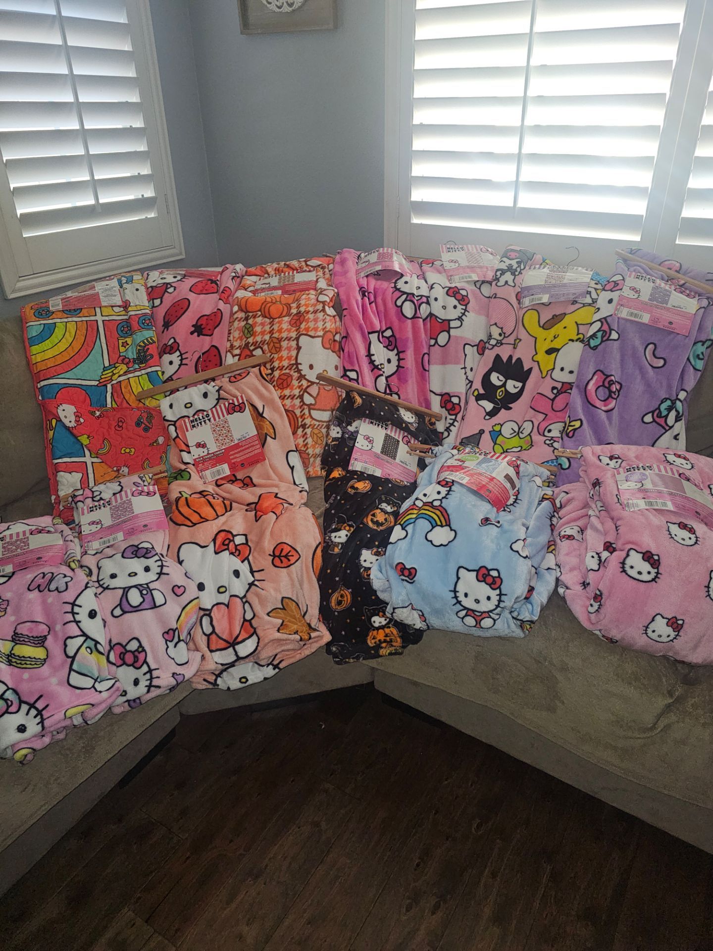 Hello kitty blankets