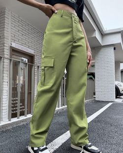 Olive Green Cargo Pants
