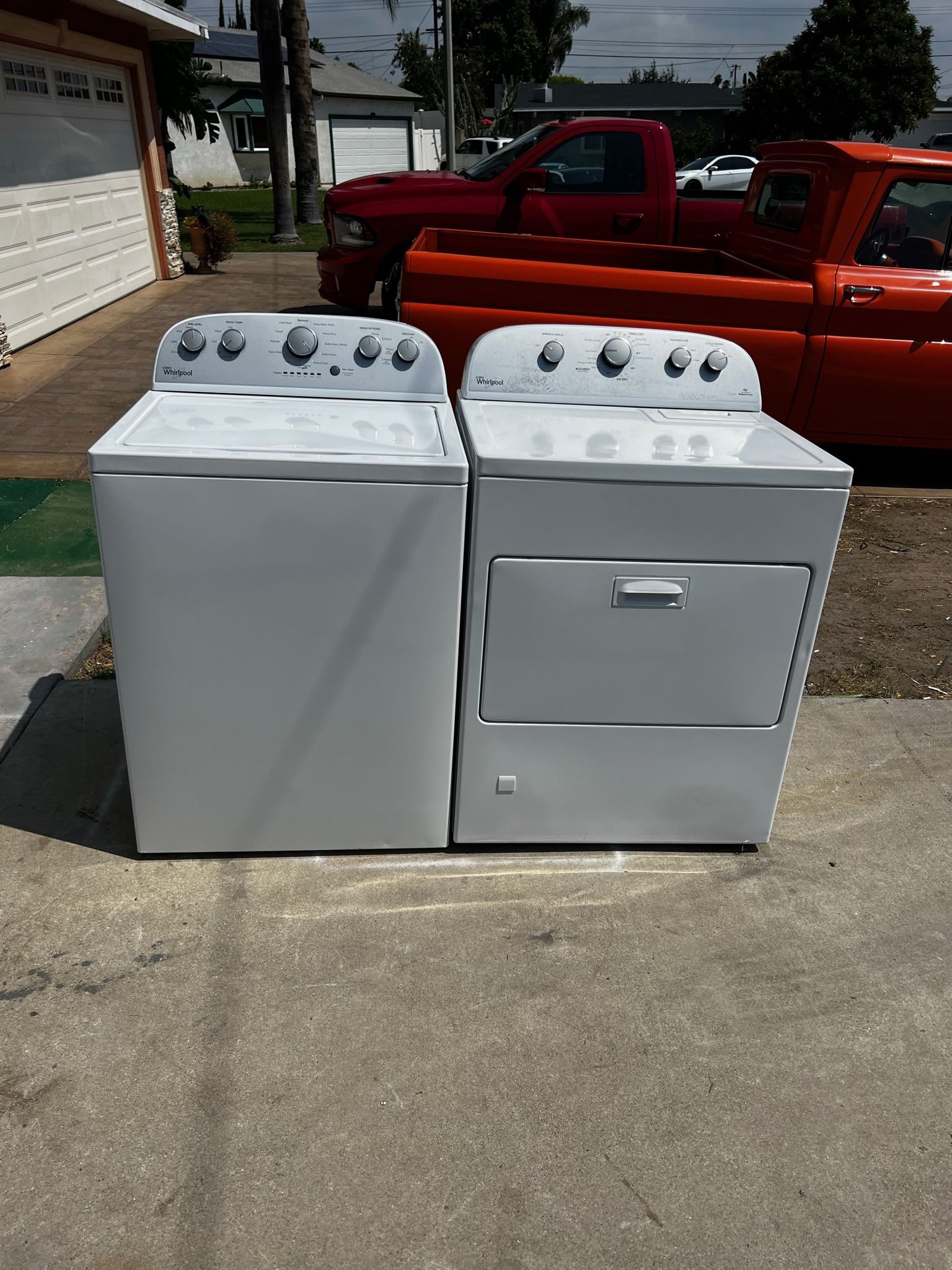 Used Whirlpool Washer and Gas Dryer (working) Heavy Duty ( Free Installation)