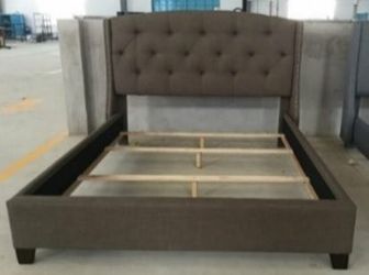 New queen size bed frame tax included free delivery