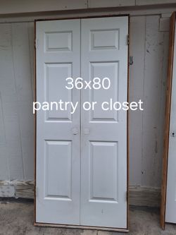 Pantry or closet door
