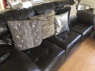 black couches
