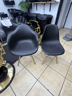 Eames plastic chairs