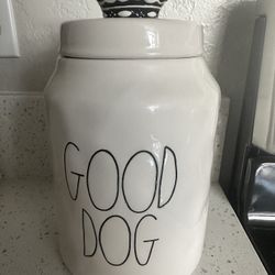 Rae Dunn Good Dog Jar 