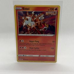 Entei Pokemon Card