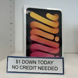 Apple iPad Mini 6 NEW Tablet - Pay $1 DOWN AVAILABLE - NO CREDIT NEEDED