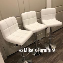 New Adjustable Bar Stools, barstools, barstool, bar stool, Sillas, Dining Chairs, chair, chairs, cadeiras (4 colors Red, Black, White, Gray)