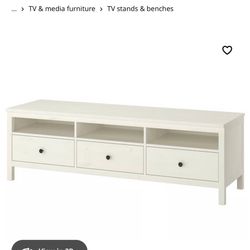 HEMNES tv Stand - White 
