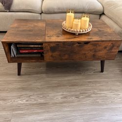 Lift Up Storage Coffee Table 