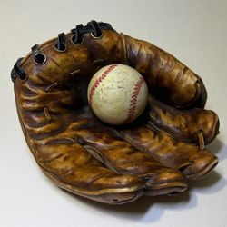Baseball Glove With Ball Decoration 