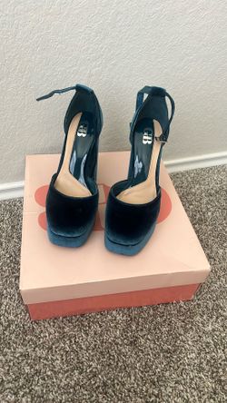 GB Velvet Heels