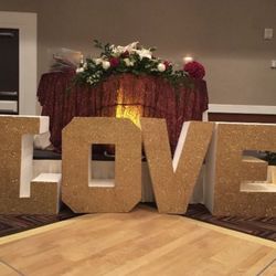 Custom made LOVE Letters