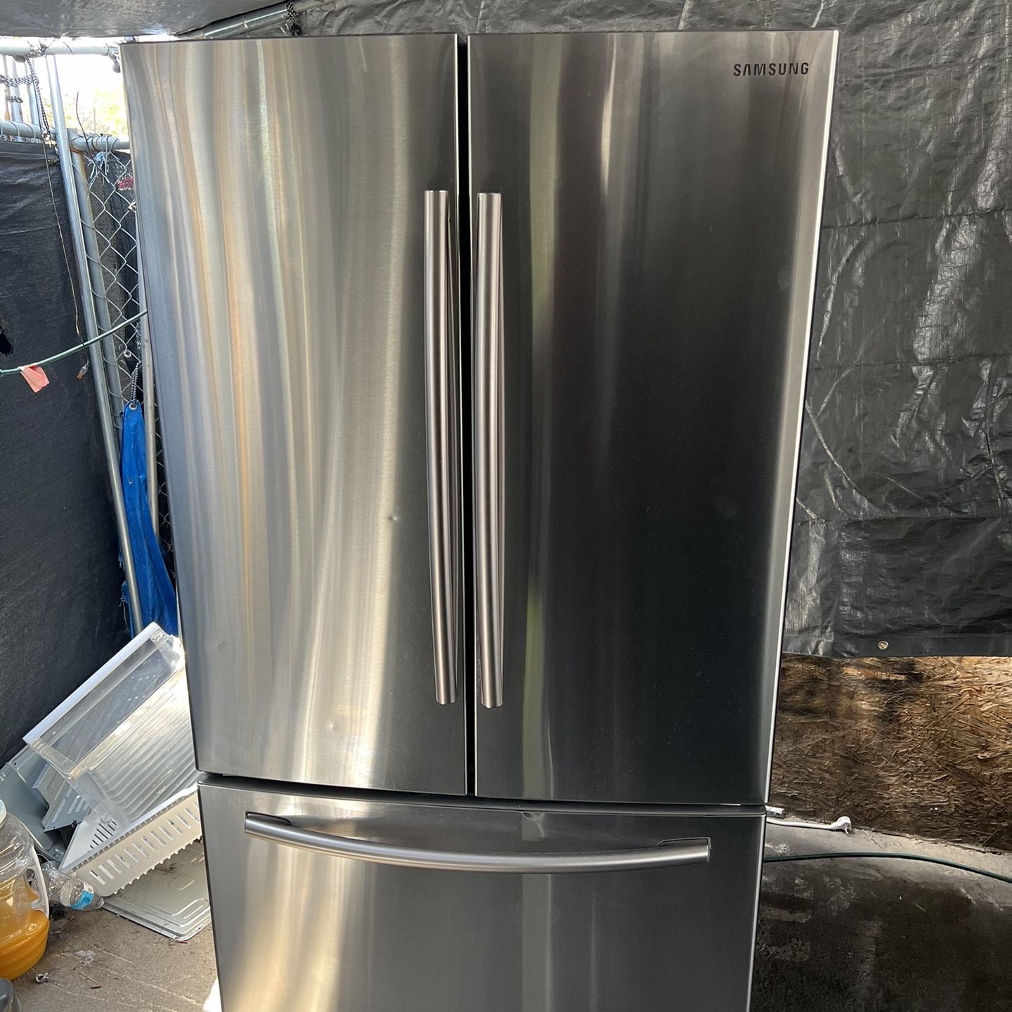 Samsung French Door Stainless Steel Fridge We Deliver And Install👨🏻‍🔧🚚