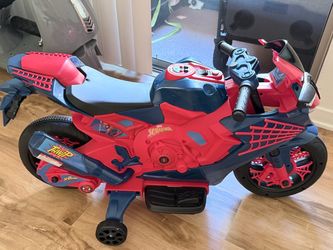 Marvel Spider-Man Kids Electric Ride-On Motorcycle