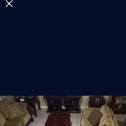 One Sofa, One Loveseat, 2 End tables and One Center table.