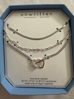Silver plated necklace