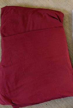 wine red duvet cover for KING size comforter