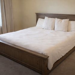 Farmhouse Style Bed Frame Cal King