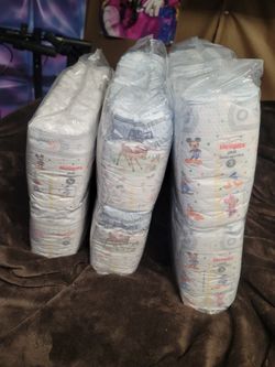 Sleeve Of Huggies Diapers Size N, 1 & 3