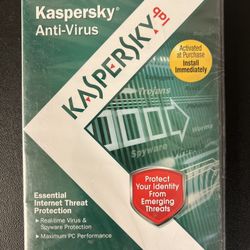 KASPERSLab Anti-Virus Protection PC Computer Security Software - New Sealed