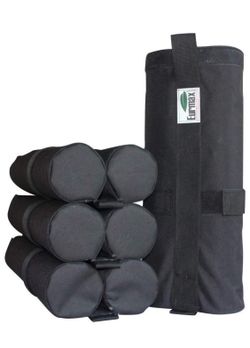 Eurmax Weight Bags for Pop up Canopy Outdoor Shelter,Instant shelter Leg Canopy Weights, Sand Bags, Set of 4