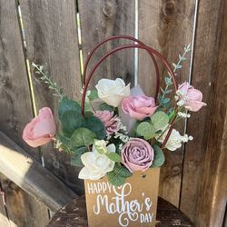 Mothers Day Eternal Wood Flowers