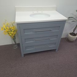 Solid Wood Bathroom Cabinet/Vanity 36inch (Cabinet ONLY) 