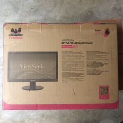 Viewsonic 20” Full HD LED Backlit Monitor Brand New