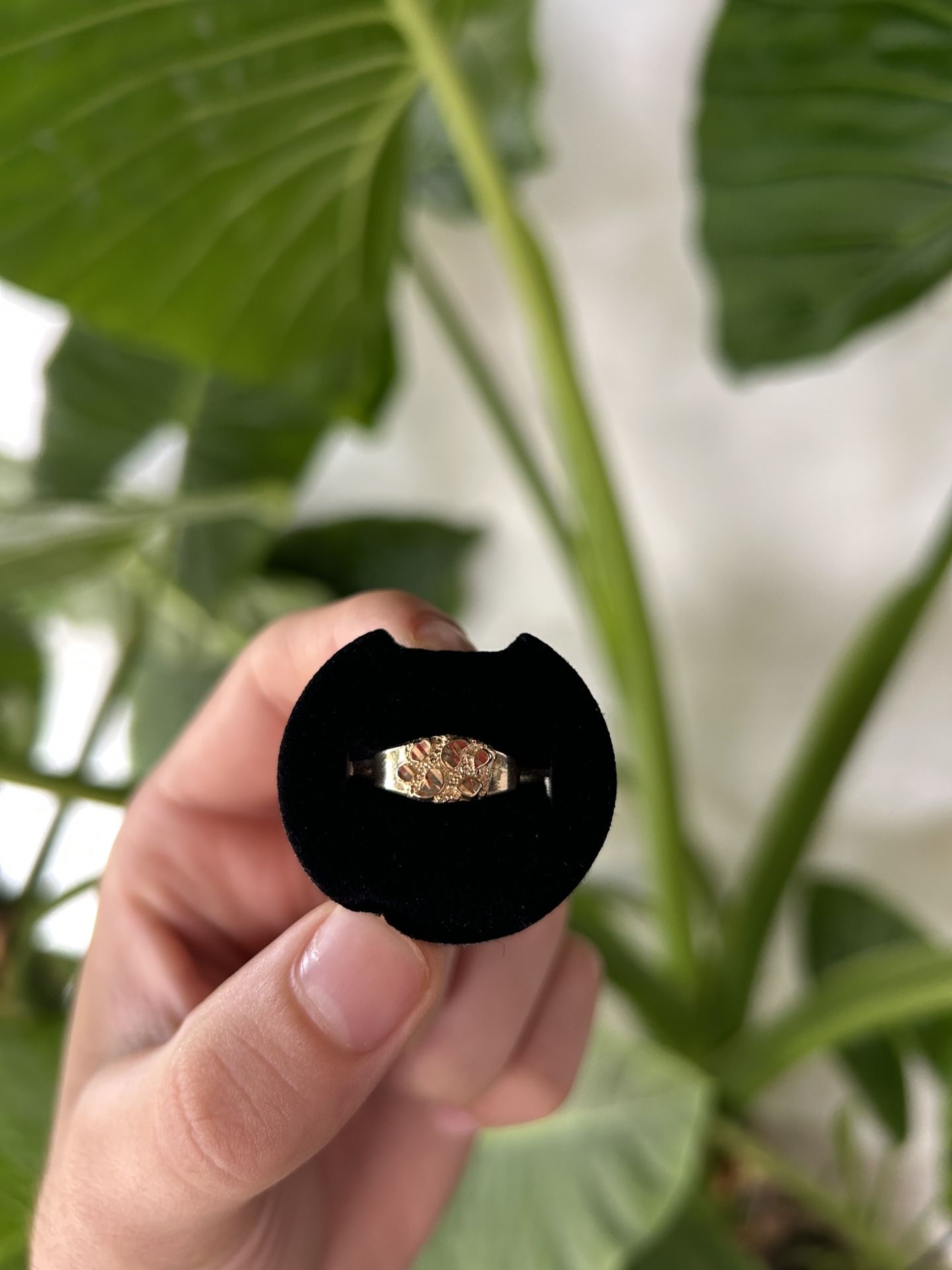 10k Baby Nugget Ring 