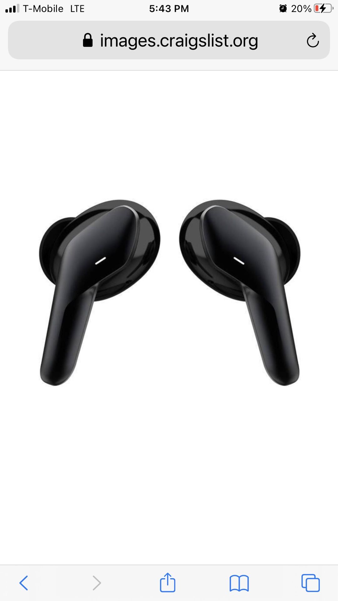 condition: new   Wireless Earbuds Headphones Bluetooth 5.0 in Ear with True Wireless Stereo Mic Headset Charging Case, for iPhone 11 Pro Max/Xs Max an