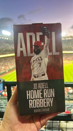 ANGELS JO ADELL HOMERUN ROBBERY BOBBLEHEAD SGA 9/16/26 NIB