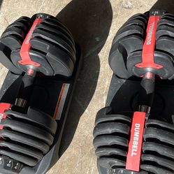 Adjustable Dumbbell  52.5 Each 