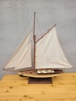 Wood Sailboat Replica